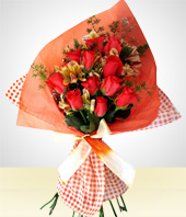 Flores : Mxico - Bouquet:12 Rosas