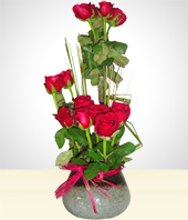 Día de San Valentín - Inspiración: Arreglo de 15 Rosas
